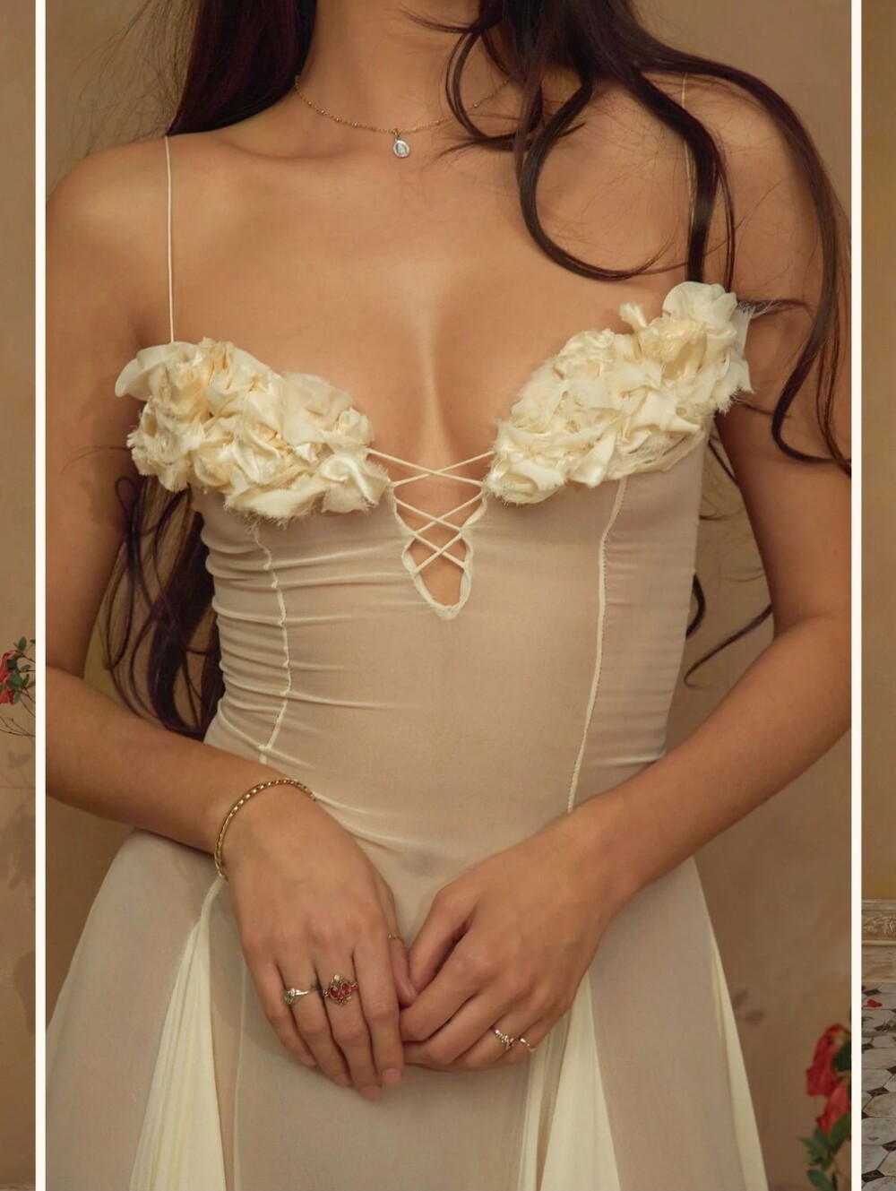Mirror Palais Valentina Dress in Butter- M - Picture 8 of 16